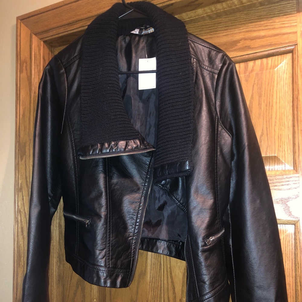 Leather jacket